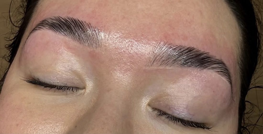 Brows after lamination and shaping